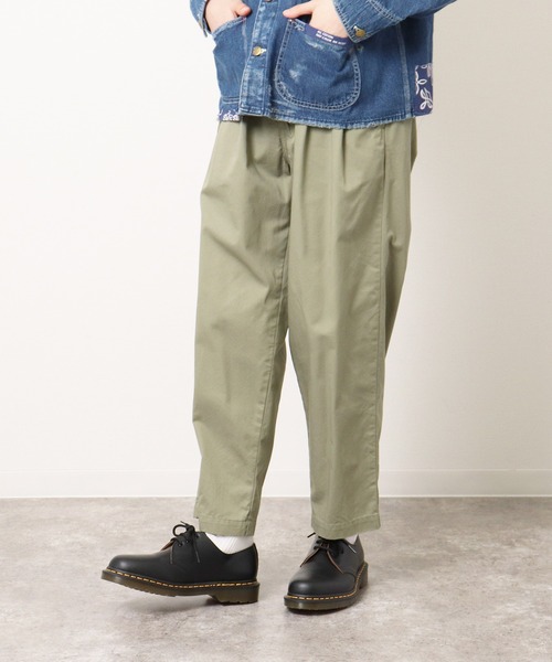CAL O LINE（キャルオーライン）の「【 CAL O LINE / キャル オー ライン 】2TUCK CHINO PANTS / 2タッグ チノパンツ  CL211-092･･（チノパンツ・メンズ・ベージュ/オリーブドラブ・MEDIUM/LARGE/SMALL）」の10枚目の写真