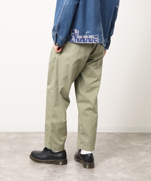 CAL O LINE（キャルオーライン）の「【 CAL O LINE / キャル オー ライン 】2TUCK CHINO PANTS / 2タッグ チノパンツ  CL211-092･･（チノパンツ・メンズ・ベージュ/オリーブドラブ・MEDIUM/LARGE/SMALL）」の11枚目の写真