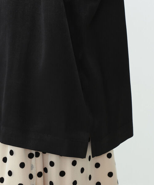 「CAROLINA GLASER」 長袖ブラウス ONE SIZE ブラック レディース CAROLINA GLASER 「CAROLINA GLASER」 長袖ブラウス ONE SIZE