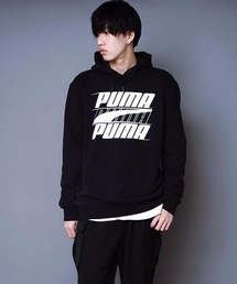 【PUMA/プーマ】ロゴプルパーカー　８４４１４１　ビッグロゴプリント　ＲＥＢＥコレクション