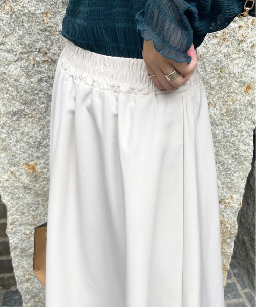 StyleSea（スタイルシー）の「Aラインフレアスカート（スカート・レディース・ブラック/カーキ/アイボリー/ライトベージュ/アイボリー系/カーキ系/ブラック系・FREE/MEDIUM）」の11枚目の写真