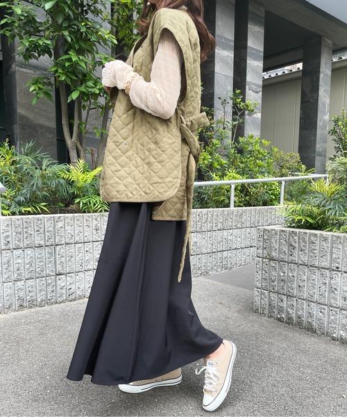 StyleSea（スタイルシー）の「Aラインフレアスカート（スカート・レディース・ブラック/カーキ/アイボリー/ライトベージュ/アイボリー系/カーキ系/ブラック系・FREE/MEDIUM）」の22枚目の写真