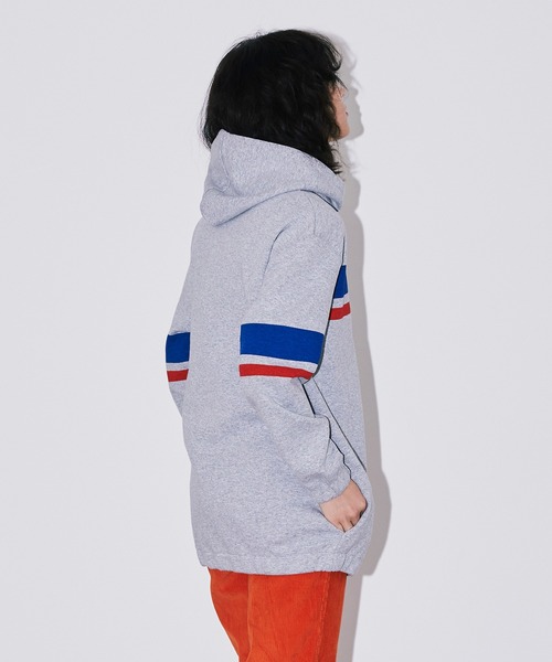 Bonjour Girl（ボンジュールガール）の「【Bonjour Girl/ボンジュールガール】BGラインジップアップパーカー（パーカー・レディース・グレー/ホワイト/ネイビー・FREE）」の9枚目の写真