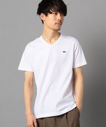 【LACOSTE/ラコステ】Vネック スリムTシャツ (TH632EM)