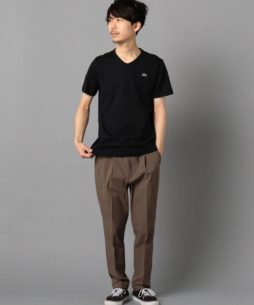 LACOSTE（ラコステ）の「【LACOSTE/ラコステ】Vネック スリムTシャツ (TH632EM)（Tシャツ/カットソー・メンズ・ホワイト/ネイビー/ブラック・M/S/XL/L）」の15枚目の写真