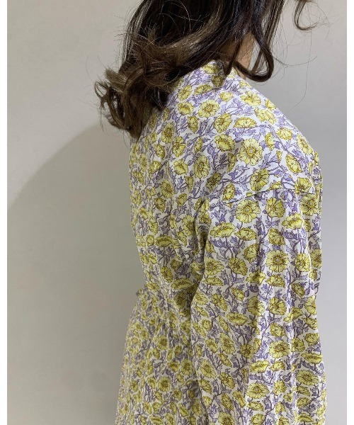 Te chichi（テチチ）の「リバティウエスト切替ワンピース（ワンピース