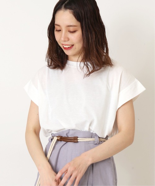 Simplicite（サンプリシテ）の「フィルムテンジクTee◆（Tシャツ/カットソー・レディース・ホワイト/ブラック/ベージュ/ブルー・FREE）」の2枚目の写真