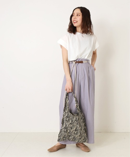 Simplicite（サンプリシテ）の「フィルムテンジクTee◆（Tシャツ/カットソー・レディース・ホワイト/ブラック/ベージュ/ブルー・FREE）」の5枚目の写真