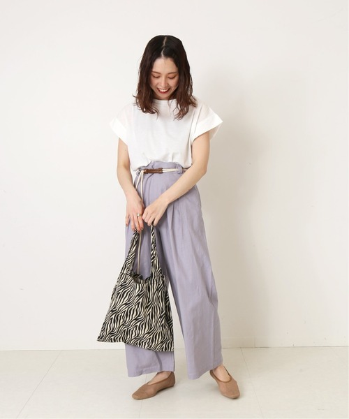 Simplicite（サンプリシテ）の「フィルムテンジクTee◆（Tシャツ/カットソー・レディース・ホワイト/ブラック/ベージュ/ブルー・FREE）」の9枚目の写真