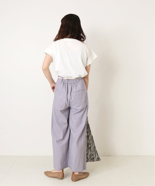 Simplicite（サンプリシテ）の「フィルムテンジクTee◆（Tシャツ/カットソー・レディース・ホワイト/ブラック/ベージュ/ブルー・FREE）」の22枚目の写真