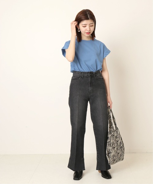 Simplicite（サンプリシテ）の「フィルムテンジクTee◆（Tシャツ/カットソー・レディース・ホワイト/ブラック/ベージュ/ブルー・FREE）」の15枚目の写真