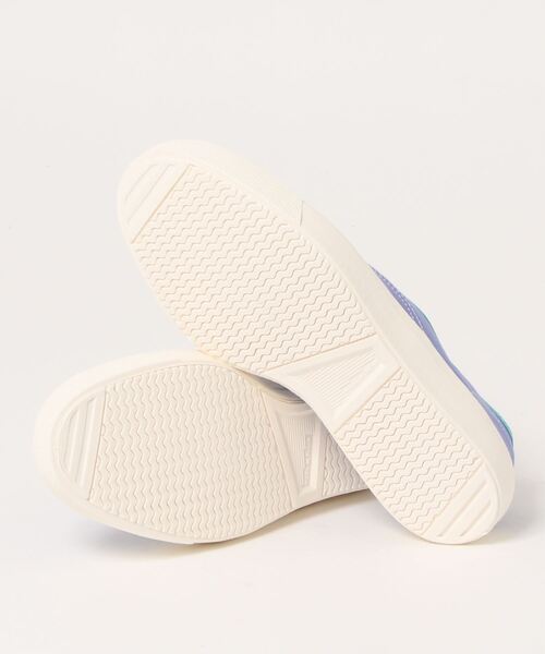 MoonStar（ムーンスター）の「MOONSTAR / ムーンスター   MNT KACKS キャンバススリッポン（スニーカー・レディース・ホワイト/ブラック/パープル・23/24/25/22）」の4枚目の写真