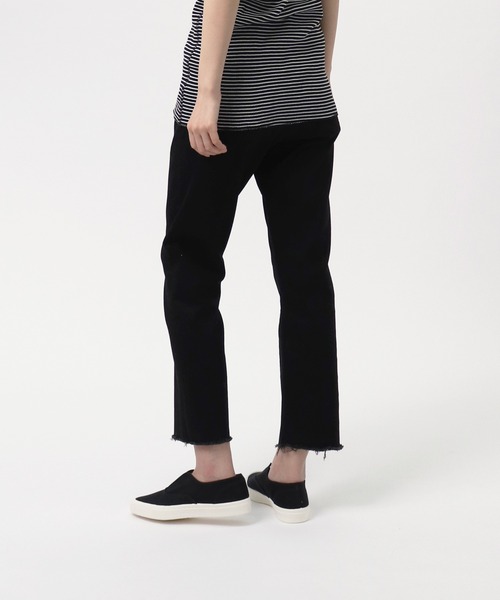 MoonStar（ムーンスター）の「MOONSTAR / ムーンスター   MNT KACKS キャンバススリッポン（スニーカー・レディース・ホワイト/ブラック/パープル・23/24/25/22）」の8枚目の写真