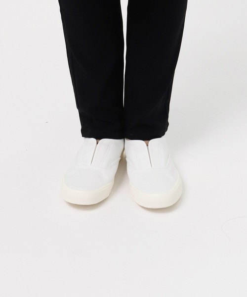 MoonStar（ムーンスター）の「MOONSTAR / ムーンスター   MNT KACKS キャンバススリッポン（スニーカー・レディース・ホワイト/ブラック/パープル・23/24/25/22）」の18枚目の写真