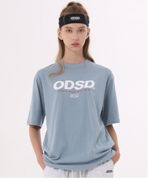 ODD STUDIO（オッドスタジオ）の「【ODD STUDIO】ODSD LOGO T-SHIRT / オッドスタジオ シグネチャー ロゴ Tシャツ（Tシャツ/カットソー・レディース・ホワイト/ブルー/ブラック/ネイビー/パープル/チャコールグレー/ブルーグレー/アイボリー・MEDIUM/LARGE）」の15枚目の写真