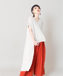 OSMOSIS | 切替バックロングニットプルオーバー(ニット/セーター)