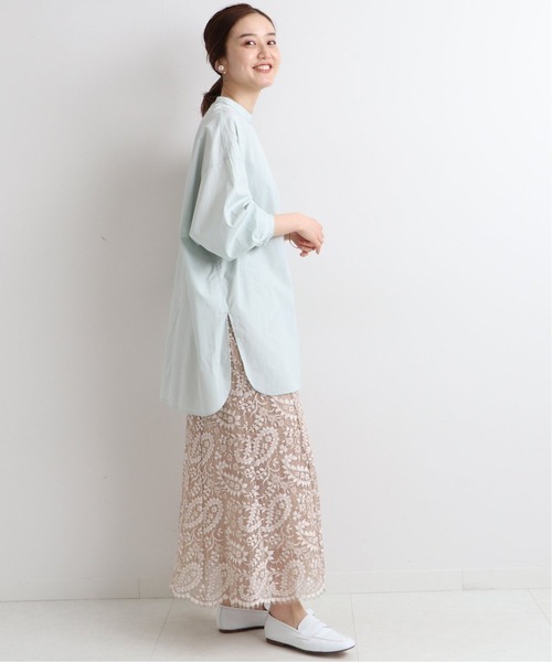 //【2023/定価2.5万】イエナ IENA *コットンウェーブバックボウブラウス*白ホワイトシャツ(33-2402-417)【70C42】 2023/定価2.5万】イエナ IENA *コットンウェーブバックボウ