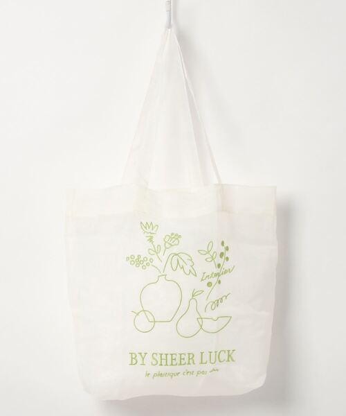 ACCOMMODE（アコモデ）の「シアーラックトート（トートバッグ・レディース・ブルー/ラベンダー/ベージュ/ホワイト・FREE）」の5枚目の写真