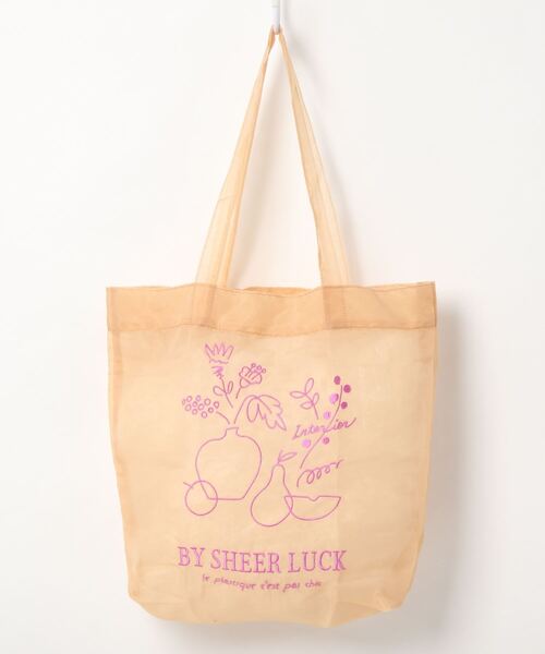 ACCOMMODE（アコモデ）の「シアーラックトート（トートバッグ・レディース・ブルー/ラベンダー/ベージュ/ホワイト・FREE）」の6枚目の写真