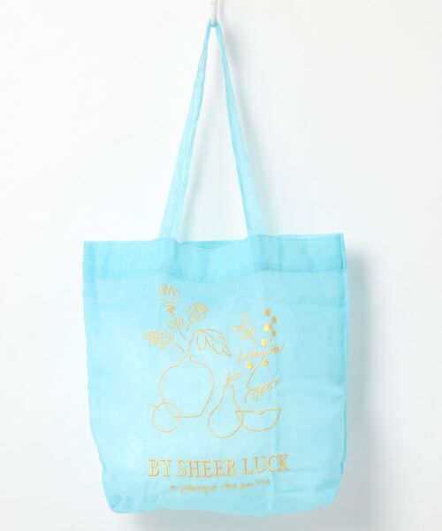 ACCOMMODE（アコモデ）の「シアーラックトート（トートバッグ・レディース・ブルー/ラベンダー/ベージュ/ホワイト・FREE）」の8枚目の写真