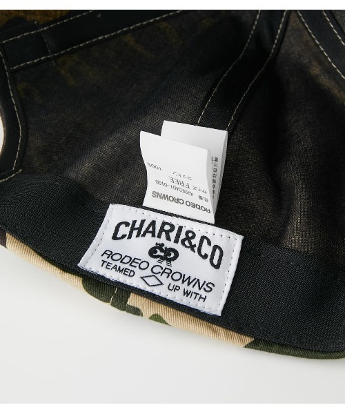 RODEO CROWNS WIDE BOWL（ロデオクラウンズワイドボウル）の「CHARI＆CO CAP（キャップ・レディース・サックスブルー/カモフラージュ/ブラック・FREE）」の17枚目の写真