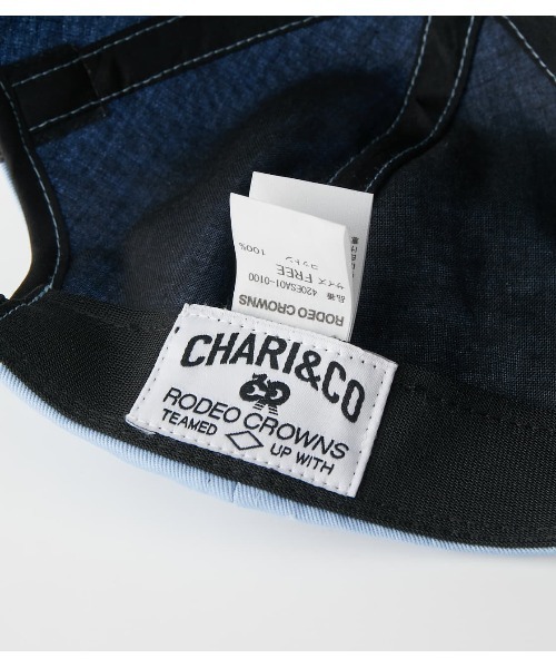 RODEO CROWNS WIDE BOWL（ロデオクラウンズワイドボウル）の「CHARI＆CO CAP（キャップ・レディース・サックスブルー/カモフラージュ/ブラック・FREE）」の8枚目の写真