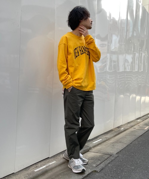 CIAOPANIC TYPY(チャオパニックティピー)の「【ZOZOTOWN限定】ユニセックスカレッジロゴビッグシルエットロンTee(Tシャツ/カットソー・メンズ・マスタード/ホワイト/グレー/グリーン・S/L/M)」の13枚目の写真