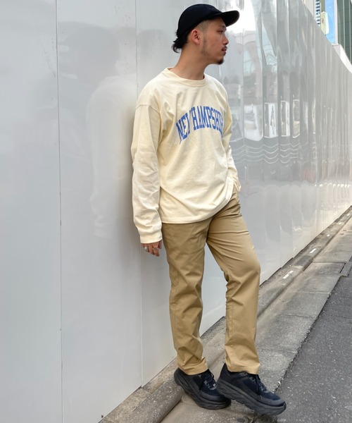 CIAOPANIC TYPY(チャオパニックティピー)の「【ZOZOTOWN限定】ユニセックスカレッジロゴビッグシルエットロンTee(Tシャツ/カットソー・メンズ・マスタード/ホワイト/グレー/グリーン・S/L/M)」の5枚目の写真