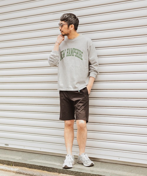 CIAOPANIC TYPY(チャオパニックティピー)の「【ZOZOTOWN限定】ユニセックスカレッジロゴビッグシルエットロンTee(Tシャツ/カットソー・メンズ・マスタード/ホワイト/グレー/グリーン・S/L/M)」の21枚目の写真