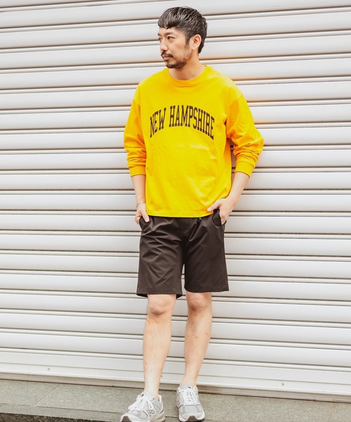 CIAOPANIC TYPY(チャオパニックティピー)の「【ZOZOTOWN限定】ユニセックスカレッジロゴビッグシルエットロンTee(Tシャツ/カットソー・メンズ・マスタード/ホワイト/グレー/グリーン・S/L/M)」の17枚目の写真