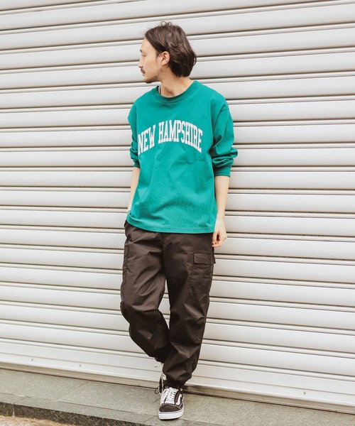 CIAOPANIC TYPY(チャオパニックティピー)の「【ZOZOTOWN限定】ユニセックスカレッジロゴビッグシルエットロンTee(Tシャツ/カットソー・メンズ・マスタード/ホワイト/グレー/グリーン・S/L/M)」の19枚目の写真