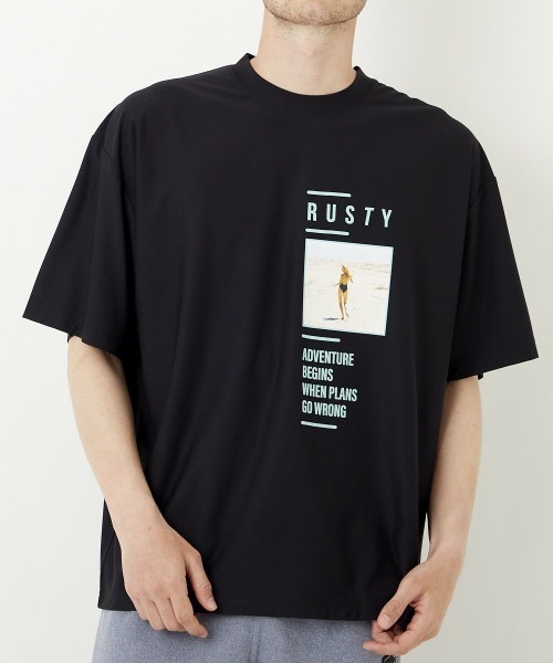 RUSTY(ラスティ)の「【RUSTY / ラスティー】バックプリントTシャツ / ユニセックス(Tシャツ/カットソー・メンズ・ホワイト/ブラック・MEDIUM/LARGE)」の18枚目の写真