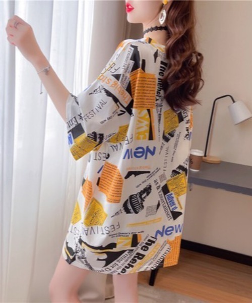 大きいサイズ Tシャツワンピース Ll 4l 韓国ファッション Tシャツ カットソー Sfw エスエフダブリュー のファッション通販 Zozotown