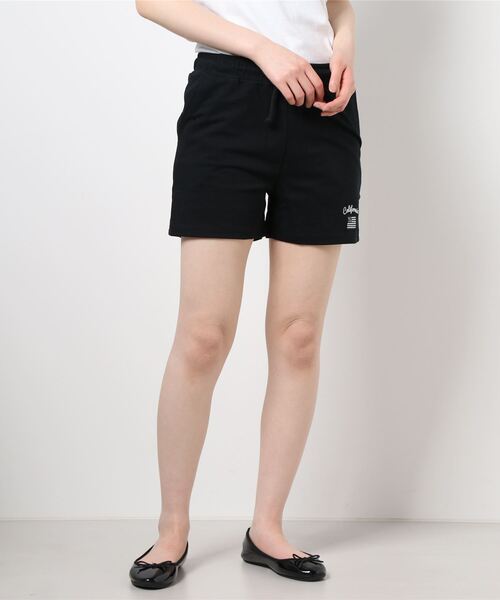 UNDERWRAPS(アンダーラップス)の「国旗刺繍ショートパンツ(M3)(スウェットパンツ・レディース・ブラック/ベージュ/グレー/ブルー・M/L)」の7枚目の写真