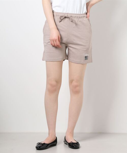 UNDERWRAPS(アンダーラップス)の「国旗刺繍ショートパンツ(M3)(スウェットパンツ・レディース・ブラック/ベージュ/グレー/ブルー・M/L)」の8枚目の写真