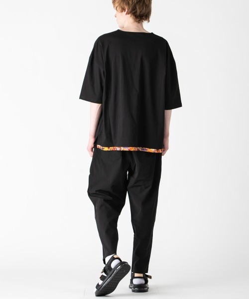 rehacer（レアセル）の「rehacer : Flower Link Pocket CS Made in Japan / フラワーリンクカットソーメイドインジャパン（Tシャツ/カットソー・メンズ・ホワイト/ブラック・SMALL/MEDIUM/LARGE/X-LARGE）」の6枚目の写真