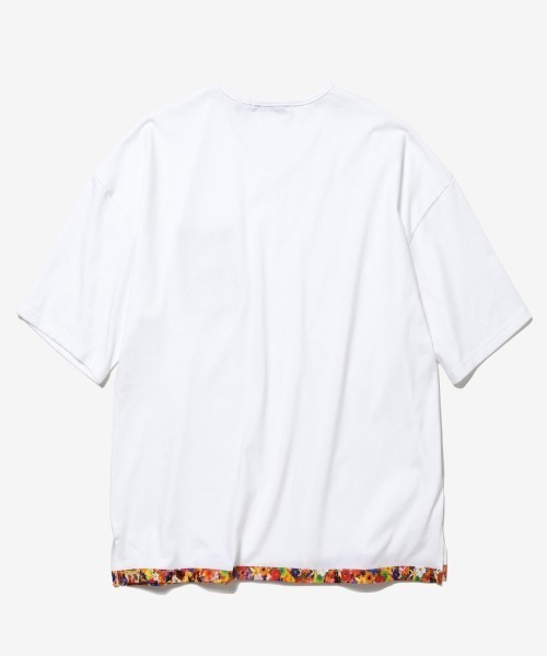 rehacer（レアセル）の「rehacer : Flower Link Pocket CS Made in Japan / フラワーリンクカットソーメイドインジャパン（Tシャツ/カットソー・メンズ・ホワイト/ブラック・SMALL/MEDIUM/LARGE/X-LARGE）」の15枚目の写真