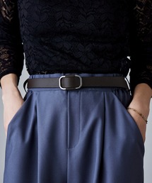 etoll.（エトル）の「ホールレス スクエアレザーベルト（ベルト）」