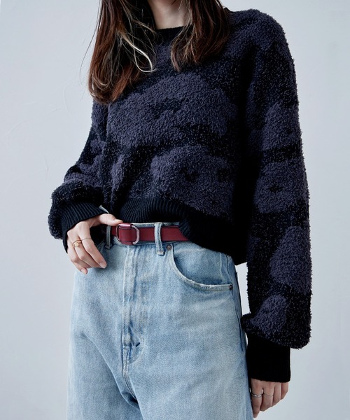 etoll.（エトル）の「ホールレス スクエアレザーベルト（ベルト・レディース・ブラック/ダークブラウン/ダークブラウン系2/ブラック系2/ブラウン系その他3/ライトブラウン/ブラック系その他4/ブラック系その他3/ブラウン系その他4/ブラウン系その他5・FREE）」の11枚目の写真