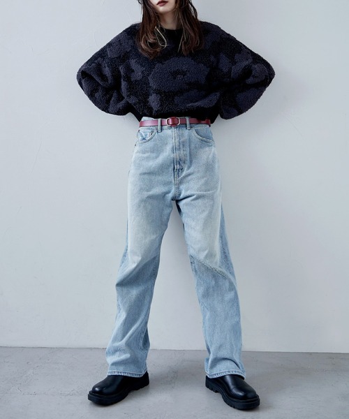 etoll.（エトル）の「ホールレス スクエアレザーベルト（ベルト・レディース・ブラック/ダークブラウン/ダークブラウン系2/ブラック系2/ブラウン系その他3/ライトブラウン/ブラック系その他4/ブラック系その他3/ブラウン系その他4/ブラウン系その他5・FREE）」の13枚目の写真