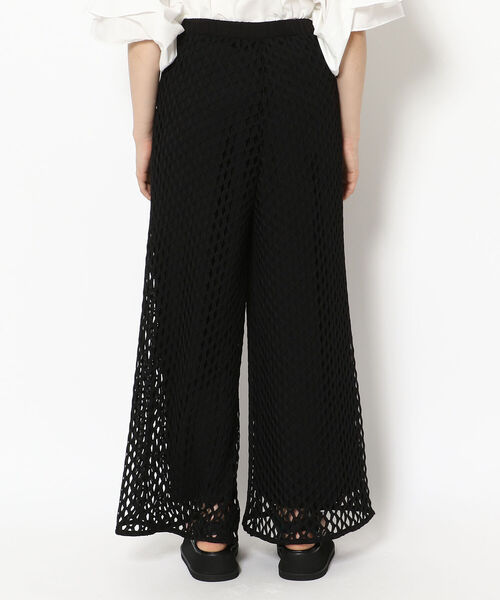 AULA AILA（アウラアイラ）の「AULA AILA/アウラ アイラ/GEOMETRIC LACE PANTS（その他パンツ・レディース・ブラック・0）」の3枚目の写真