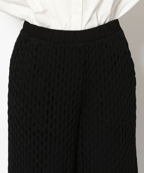 AULA AILA（アウラアイラ）の「AULA AILA/アウラ アイラ/GEOMETRIC LACE PANTS（その他パンツ・レディース・ブラック・0）」の4枚目の写真