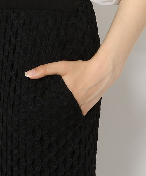 AULA AILA（アウラアイラ）の「AULA AILA/アウラ アイラ/GEOMETRIC LACE PANTS（その他パンツ・レディース・ブラック・0）」の5枚目の写真