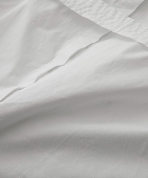 Monocoro toppi（モノコロトッピ）の「ワークシャツワンピース（シャツワンピース・レディース・ライトブルー/ホワイト・MEDIUM）」の20枚目の写真