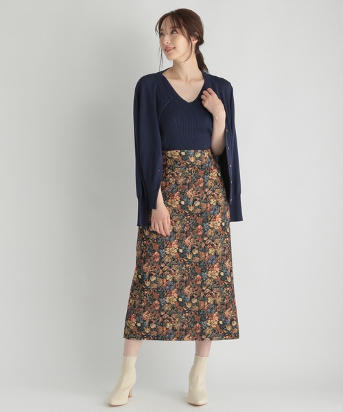 Andemiu(アンデミュウ)の「【多機能】キンボタンカーディガン956808(ニット/セーター・レディース・ベージュ/グリーン/ネイビー・FREE)」の8枚目の写真