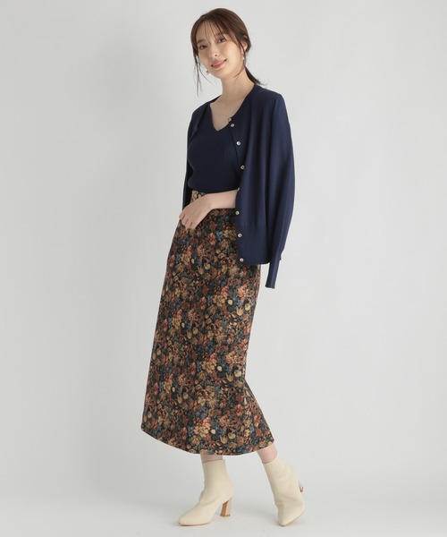 Andemiu(アンデミュウ)の「【多機能】キンボタンカーディガン956808(ニット/セーター・レディース・ベージュ/グリーン/ネイビー・FREE)」の9枚目の写真