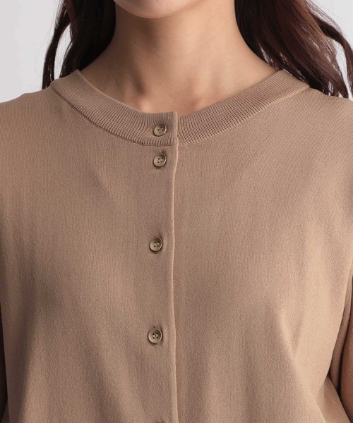 Andemiu(アンデミュウ)の「【多機能】キンボタンカーディガン956808(ニット/セーター・レディース・ベージュ/グリーン/ネイビー・FREE)」の16枚目の写真