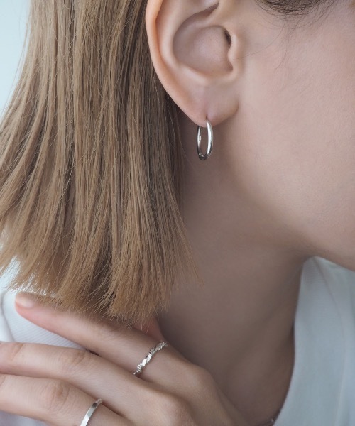 極美品】シャルロットシェネ／ニードルフープピアス／左右片耳用【希少