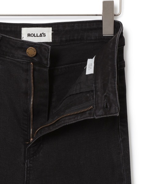 ROLLA'S（ローラス）の「【ROLLA'S】EASTCOAST CROP FLARE-THUNDERSTRUCK（デニムパンツ・レディース・チャコールグレー・1/2/3）」の13枚目の写真