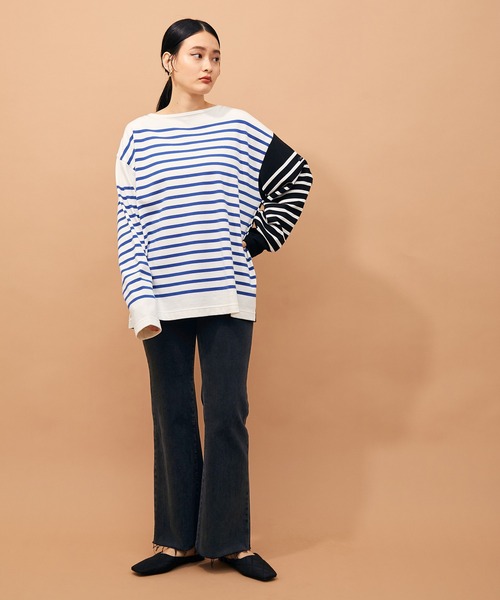 ROLLA'S（ローラス）の「【ROLLA'S】EASTCOAST CROP FLARE-THUNDERSTRUCK（デニムパンツ・レディース・チャコールグレー・1/2/3）」の14枚目の写真